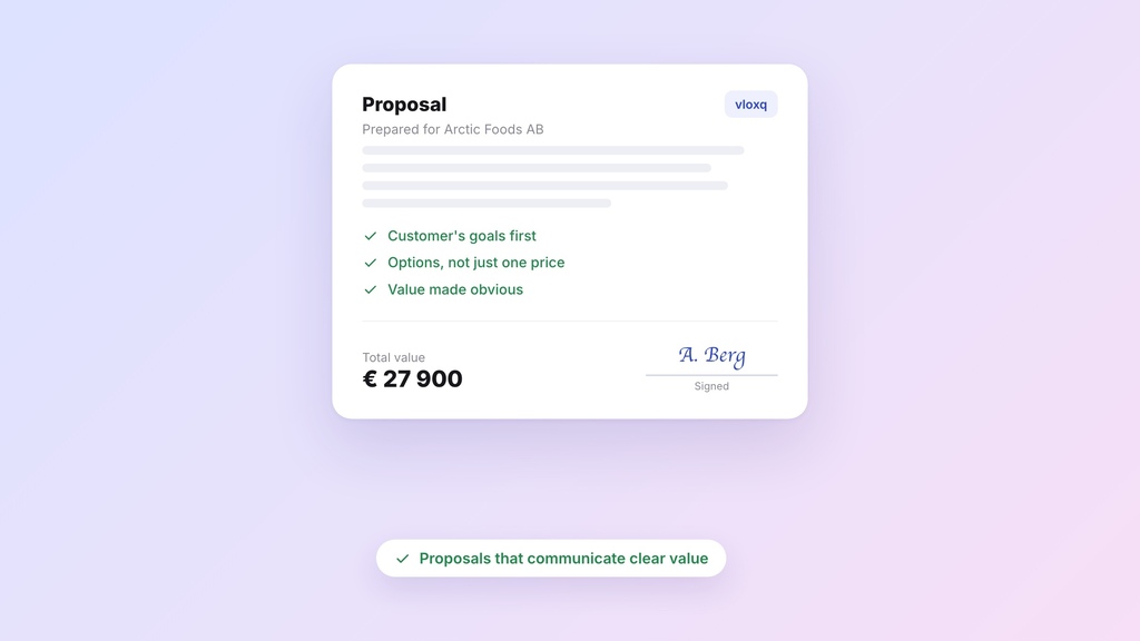 How to write a proposal or quote that win you business