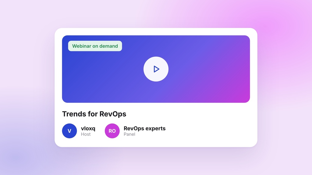 Trends for RevOps - Webinar on Demand