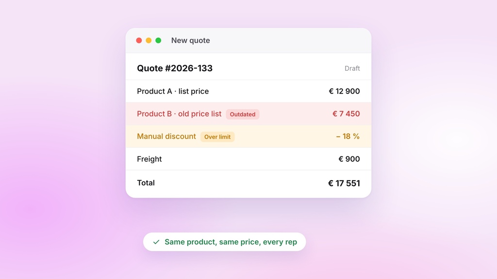 Why Inconsistent Pricing and Manual Mistakes Are Draining Your Profits—and How CPQ Can Fix It