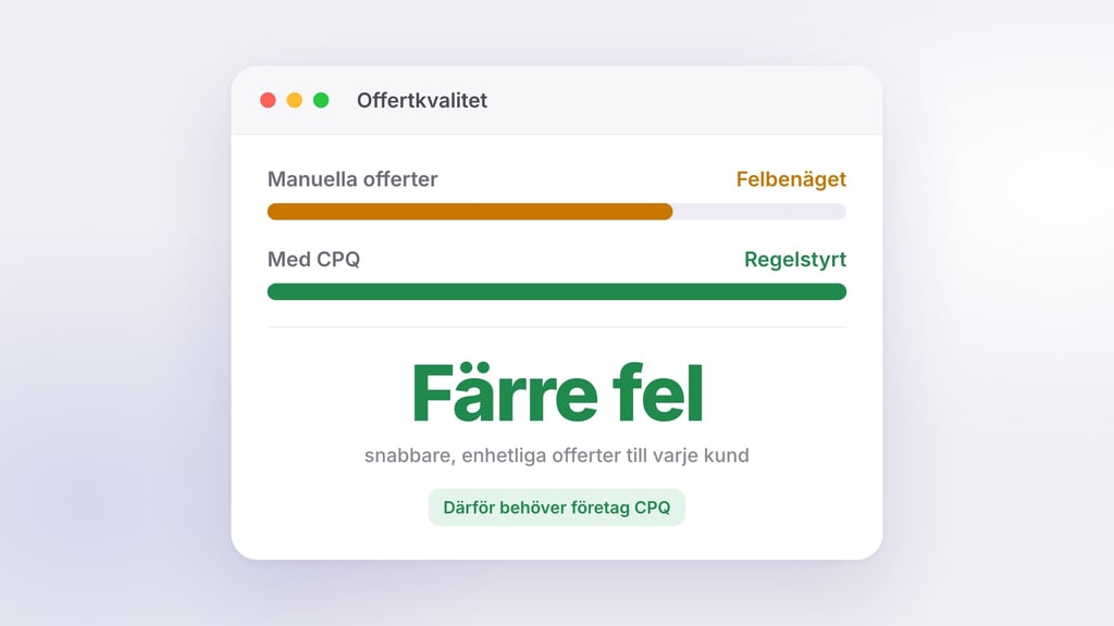 Varför företag behöver en CPQ-plattform