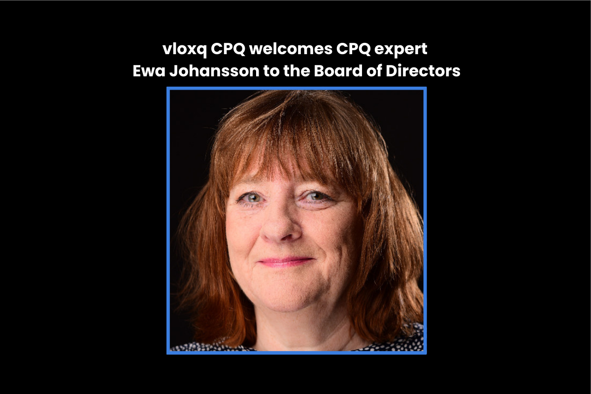 vloxq strengthens its international expansion – welcomes CPQ expert Ewa Johansson to the Board of Directors